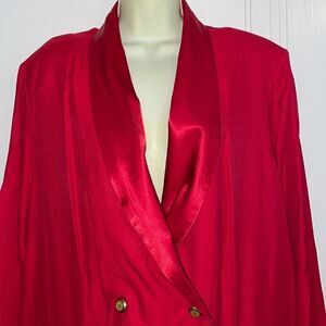 Vtg 80s/90s Studio C Classic Collection oversized red‎ dressy jacket